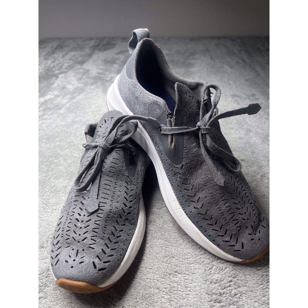 Native Shoes Apollo‎ 2.0 Gray Perforated Low Top Sneakers Mens Shoes